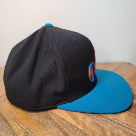 Mitchell & Ness Utah Jazz Throwback Hat Fitted NBA Nostalgia Co. FREE SHIPPING - Picture 2 of 9